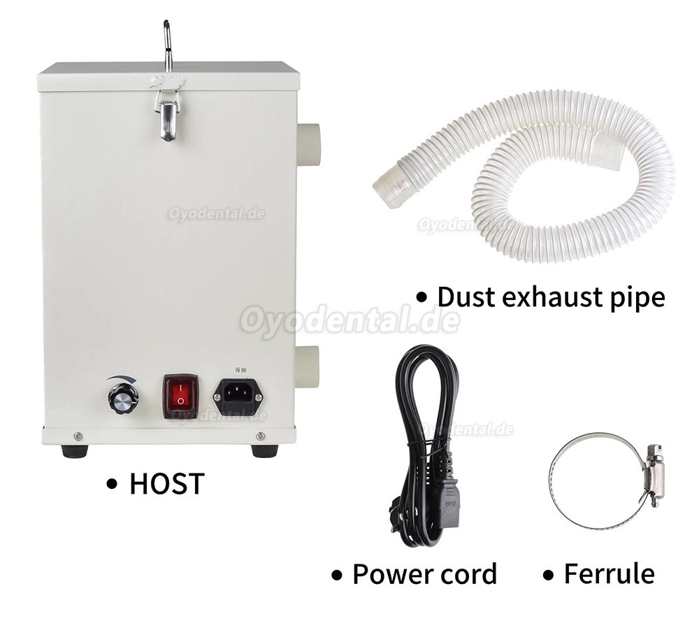 RZ-XC 1000W Dentallabor Absauganlage Staubsauger Staubabsaugung System